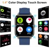 Donerton Smart Watch, Fitness Tracker for Women, 1.4" TFT LCD Screen Smartwatch with Heart Rate and Sleep Monitor, IP67 Waterproof Activity Tracker with Pedometer, Fitness Watch for Android and iOS